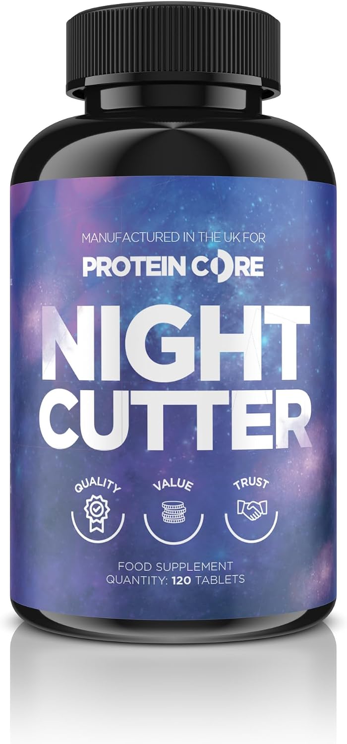 Night Cutter Fat Burner Tablets Fast Weight Loss Tabs Non-Stimulant Lose Weight Management Quick Pills - UK Made - 2 Months Supply (120)