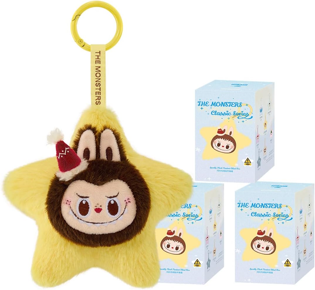 POP MART THE MONSTERS Classic Pendant Figures 3Boxes Premium Design Gifts for Women Fan-Favorite Collectible Chic Art Toy Action Figure