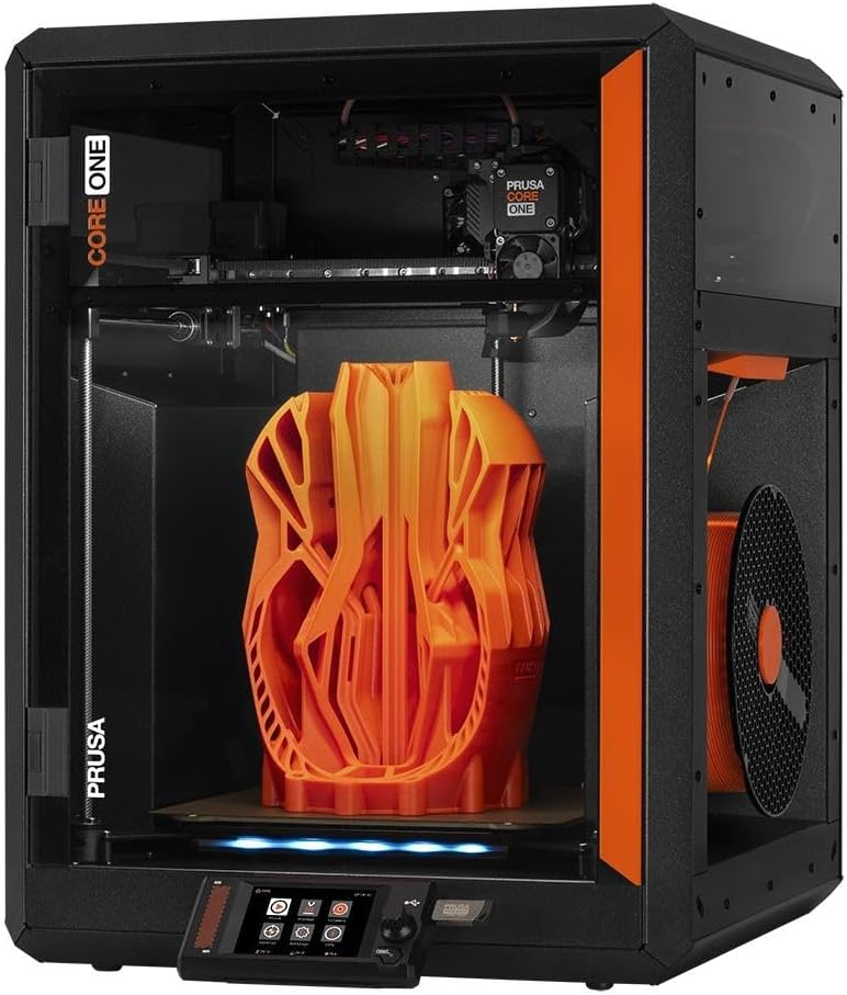 Original Prusa CORE One, Ready-to-use 3D Printer, Assembled and Tested, Removable Print Sheets, 1kg Prusament PLA Spool Included, Print Size 9.8 x 8.6 x 10.6 in