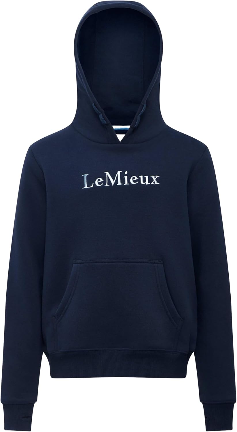 LeMieux Young Rider Classique Hoodie - Childrens Relaxed Fit - Super Soft - Kids Long Sleeve Lightweight Horse Riding Sweater