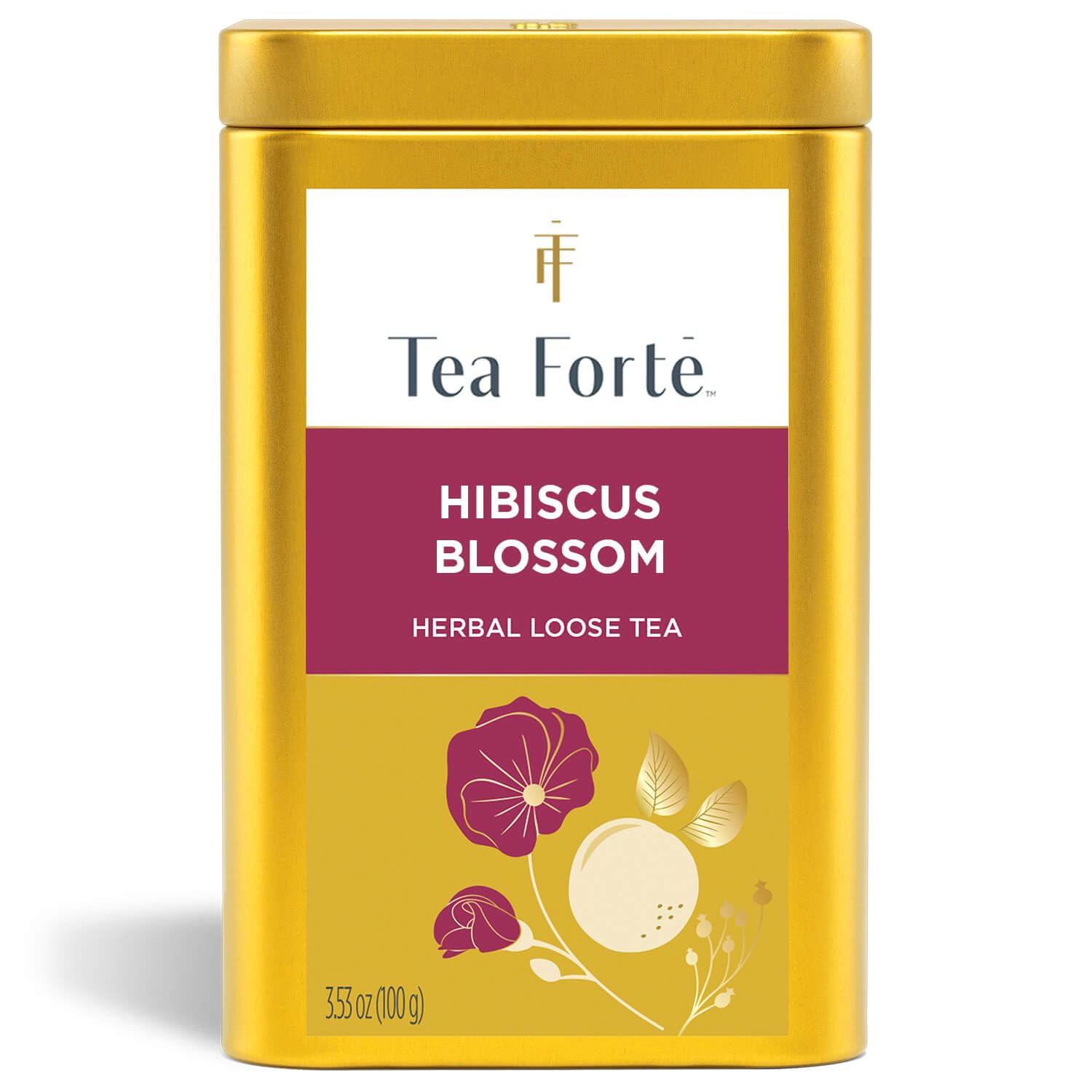 Tea Forte Hibiscus Blossom Loose Leaf Tea Canister