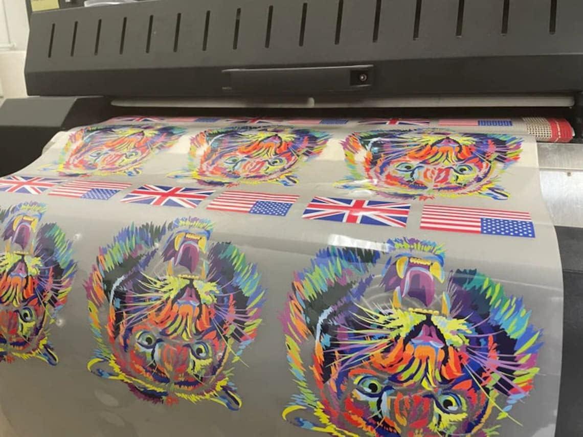 Customised Iron on Transfer - 4.5 Inch Pocket Size - Any Design Heat Printing Transfer, Ready to Apply DTF Iron On for Clothing, Custom Heat Transfers for T-Shirts, Personalised Gang Sheets