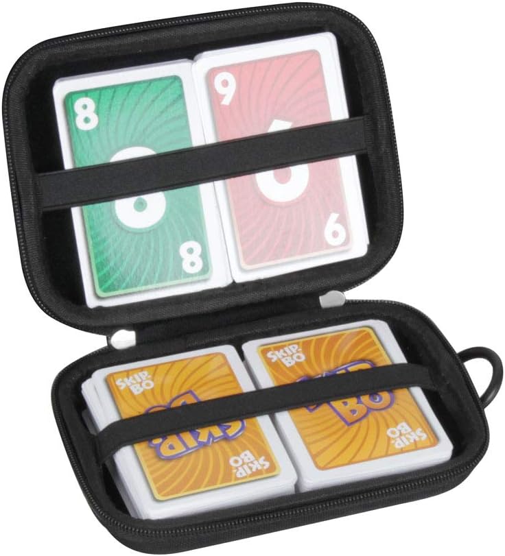 HERMIT SHELL Hermitshell Hard Travel Case for Skip BO Card Game - Not Including Cards