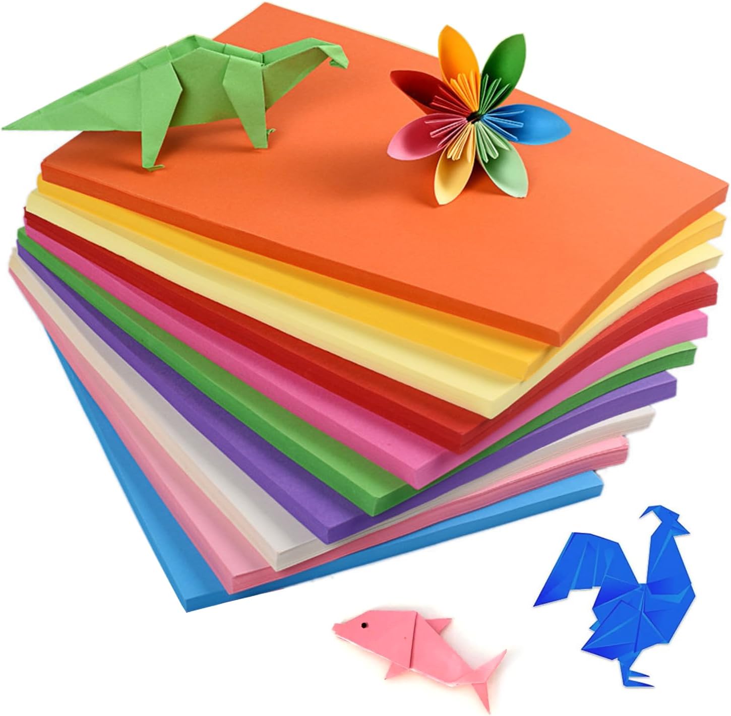 SYJINHUASY 100Sheets Colored Paper A4 Colored Printer Paper,70g Handmade Origami Paper Color Paper Decorative 10Assorted Colors Paper for DIY Arts Crafts (millimeters, 297 x 210)