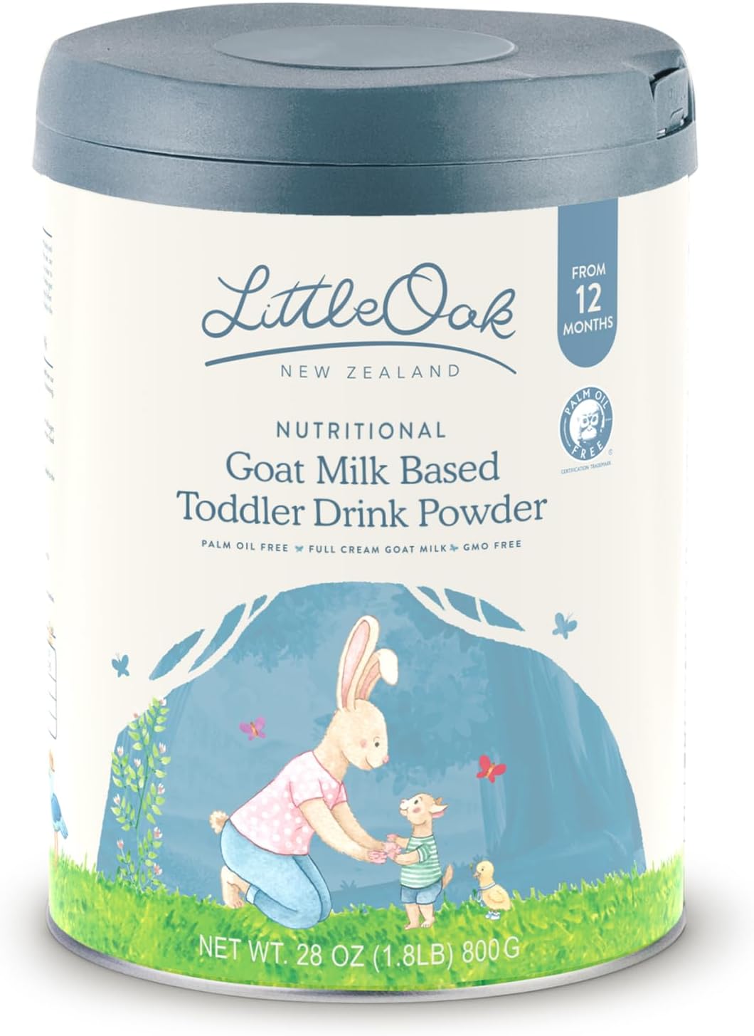 Natural Goat Milk, Toddler Drink, 12 Months+, 28oz (800gm) Tin