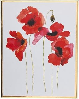 Graphique Watercolor Flowers Greeting Cards | 20 Pack | All Occasion Blank Note Cards with Envelopes | 4 Assorted Floral Designs with Gold Foil Borders | Boxed Set for Personalized Notes | 4.25" x 6"