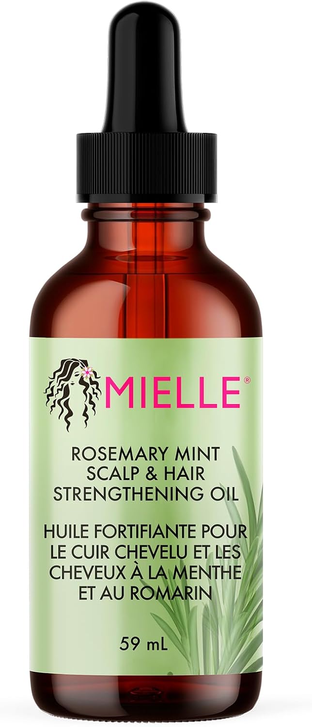 Mielle Rosemary & Mint Hair Oil with Biotin, Supports Hair Growth, 59 ml