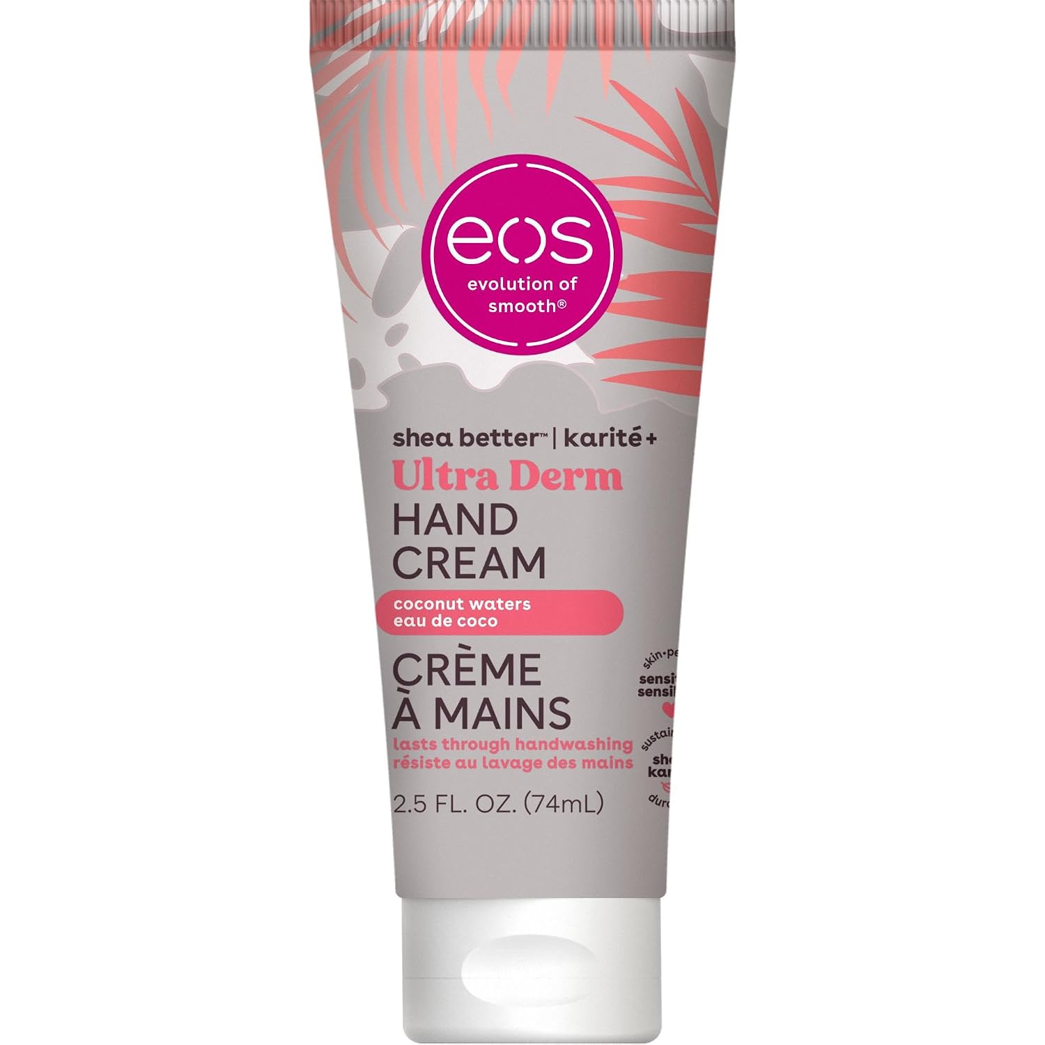 eos Shea Better Hand Cream- Coconut Waters, Hand Lotion & Skin Care, 2.5 oz