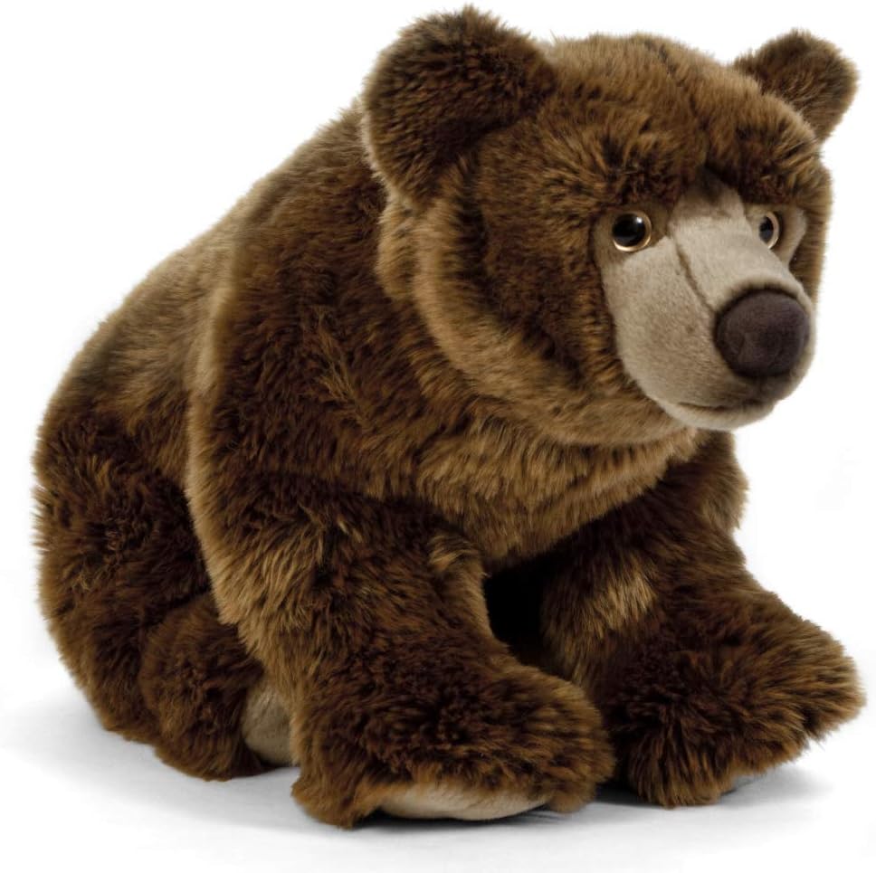 Living Nature Soft Toy - Large Brown Bear, 45cm