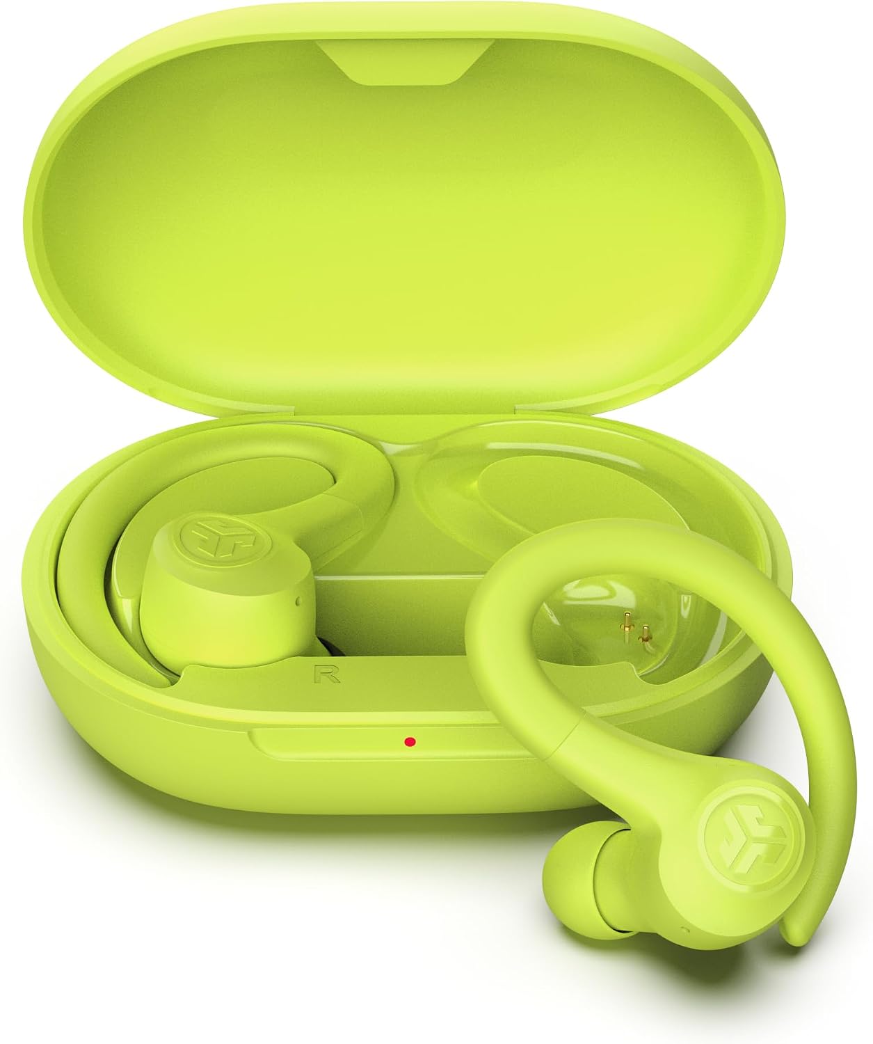 JLab, Go Sport+, True Wireless Workout Earbuds, Bluetooth Sport Earbuds, Clear Calling, Yellow