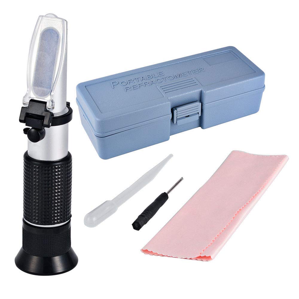 RGBS Antifreeze Refractometer for Glycol, Antifreeze, Coolant and Battery Acid. Antifreeze Tester for Measuring Freezing Point of Automobile Antifreeze and Battery Fluid Condition