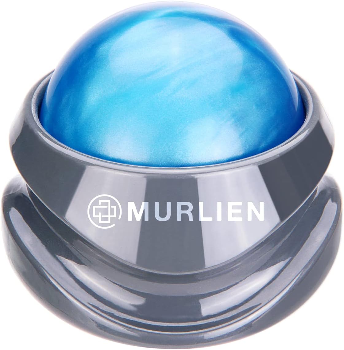 MURLIEN Massage Roller Ball, Tight and Sore Muscles Relief, Manual Massager, Alleviating Shoulder, Arms, Back, Legs, Calves or Muscle Tension - Blue