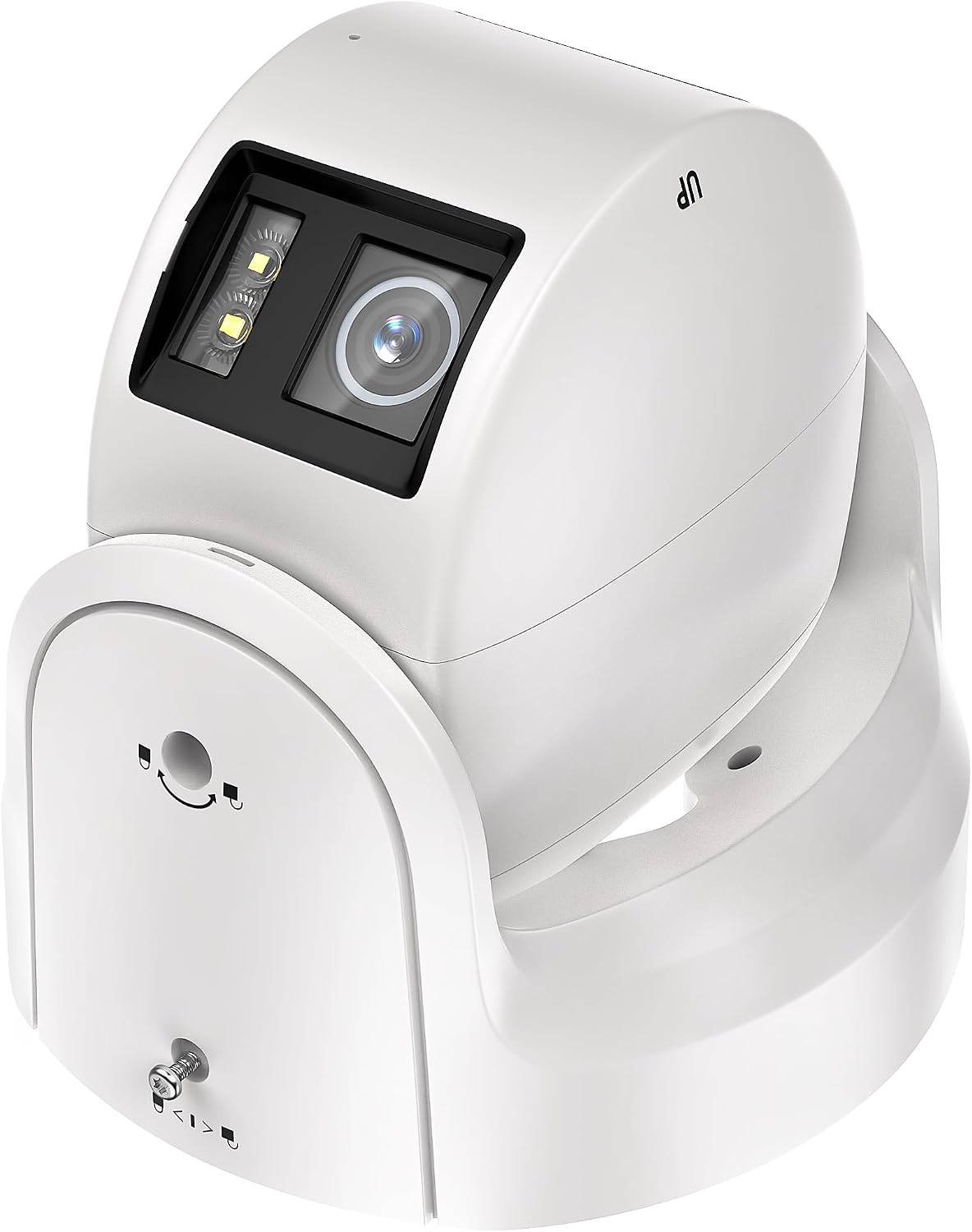 8MP 4K Panoramic PoE Turret IP Camera with 24/7 Colorful Imaging, Human/Vehicle Detection, Strobe Light and Audio Alarm, H.265+, Compatible with NVR/Connect 2CD2387G2P-LSU/SL 4mm
