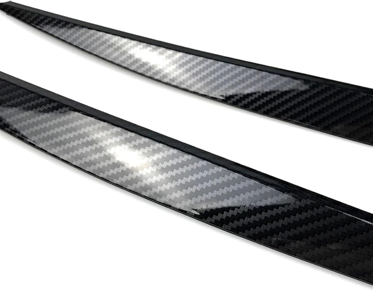 Front Headlight Eyebrow Cover For VW For Golf 7 7.5 VII For GTI For GTD R MK7 MK7.5 2013-2019 Stickers Car Headlight Eyebrow Eyelid Cover Trim Headlights Eyebrow(Black)