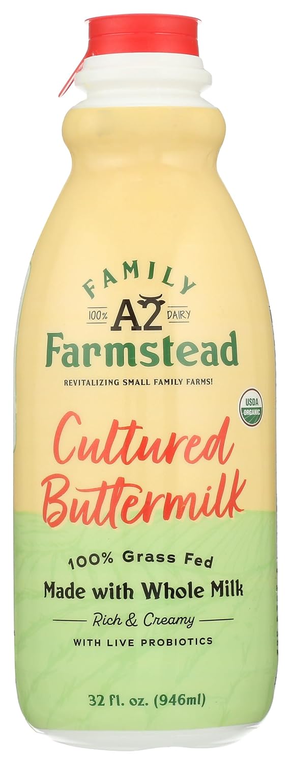 Family Farmstead Dairy, Organic Buttermilk, 32 Ounce