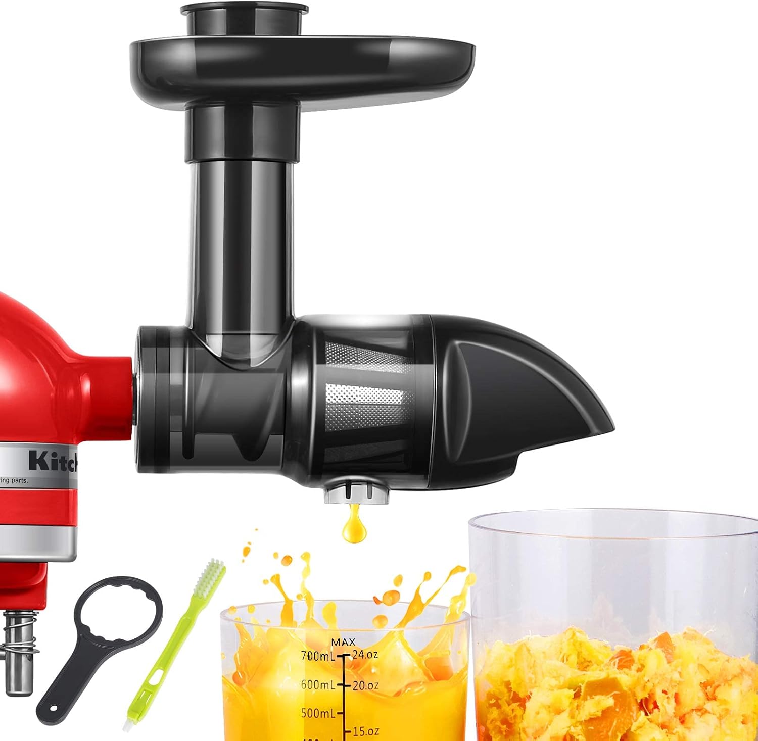 Kitchen Aid Artisan Juicer Extractor Accessory - Kitchen Aid Juicer Accessory - BPA Free Cold Juicer for Fruit and Vegetables - Accessories Only