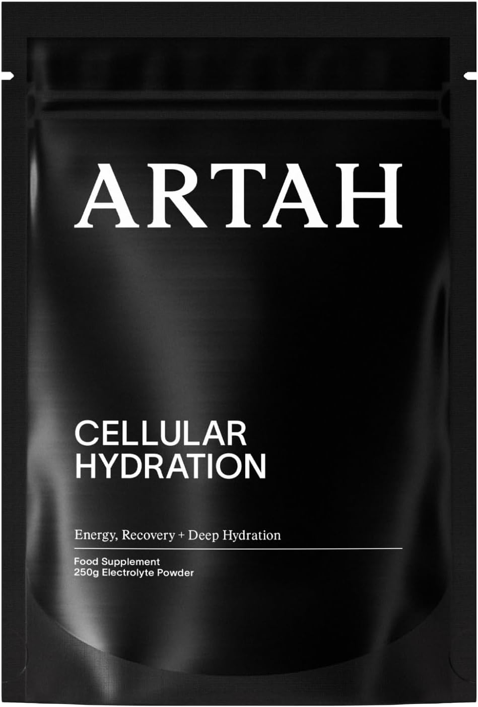 ARTAH Cellular Hydration Supplement: Sugar-Free Electrolyte & Energy Powder for Deep Intracellular Hydration – Vegan, Natural, Hydration Drink Mix – 30 Servings