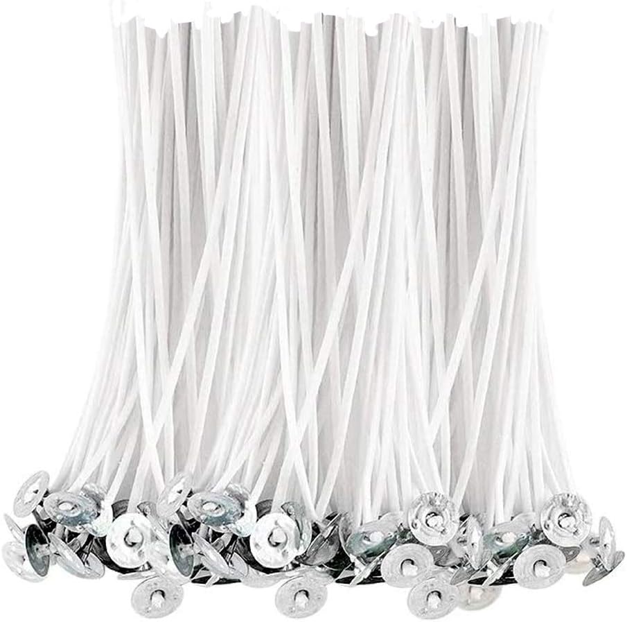 BEADNOVA Candle Cotton Wicks 4 Inch 150pcs Short Candle Making Wicks for Making DIY