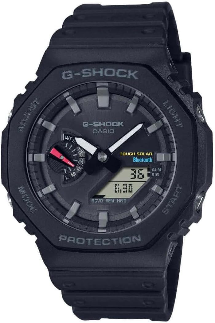 Casio Men Analogue-Digital Quartz Watch with Plastic Strap GA-B2100-1AER