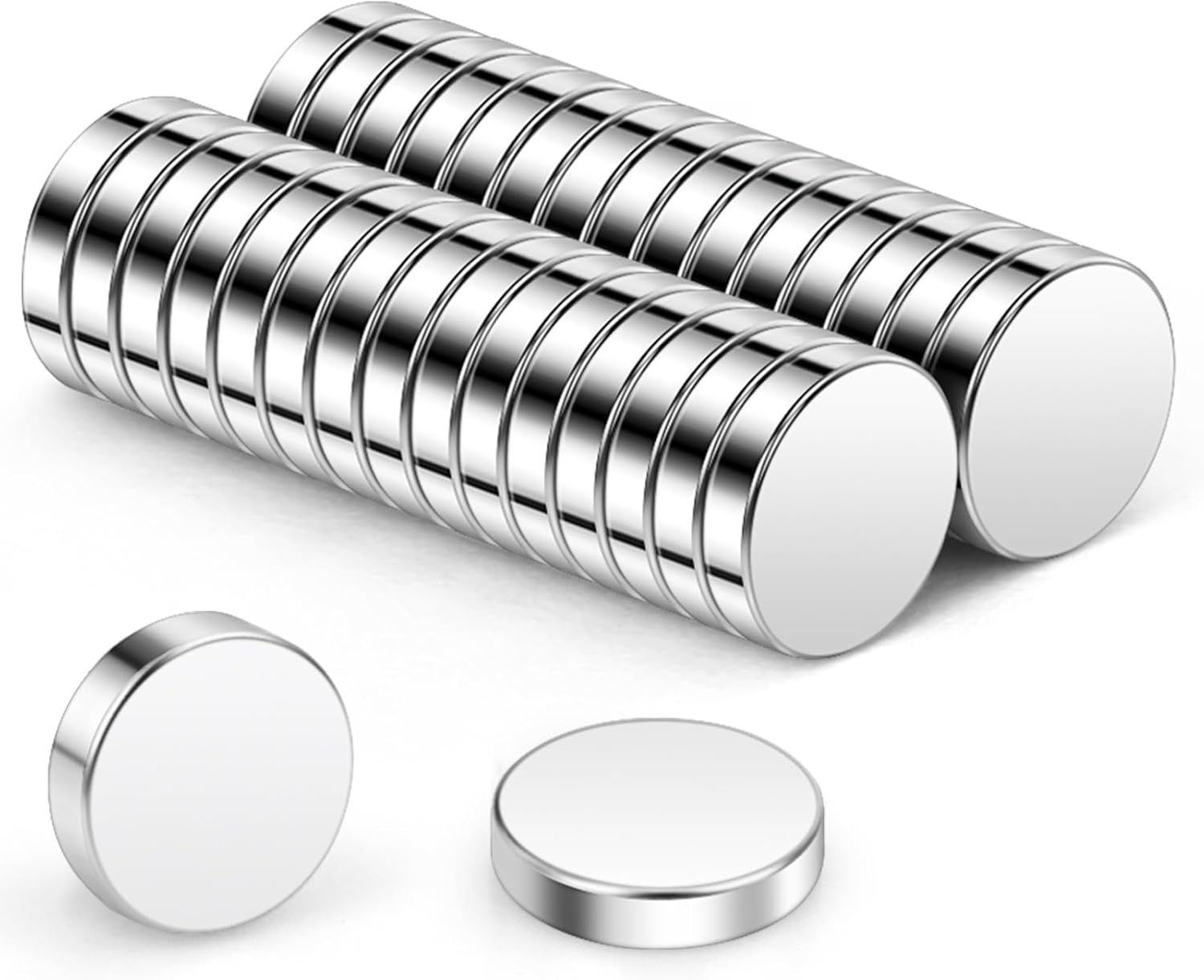 Wukong N45 Tiny Magnets, 5x1mm | 30 Pack Magnets Small for Refrigerator, Office, 3D Printer, Model and DIY Project