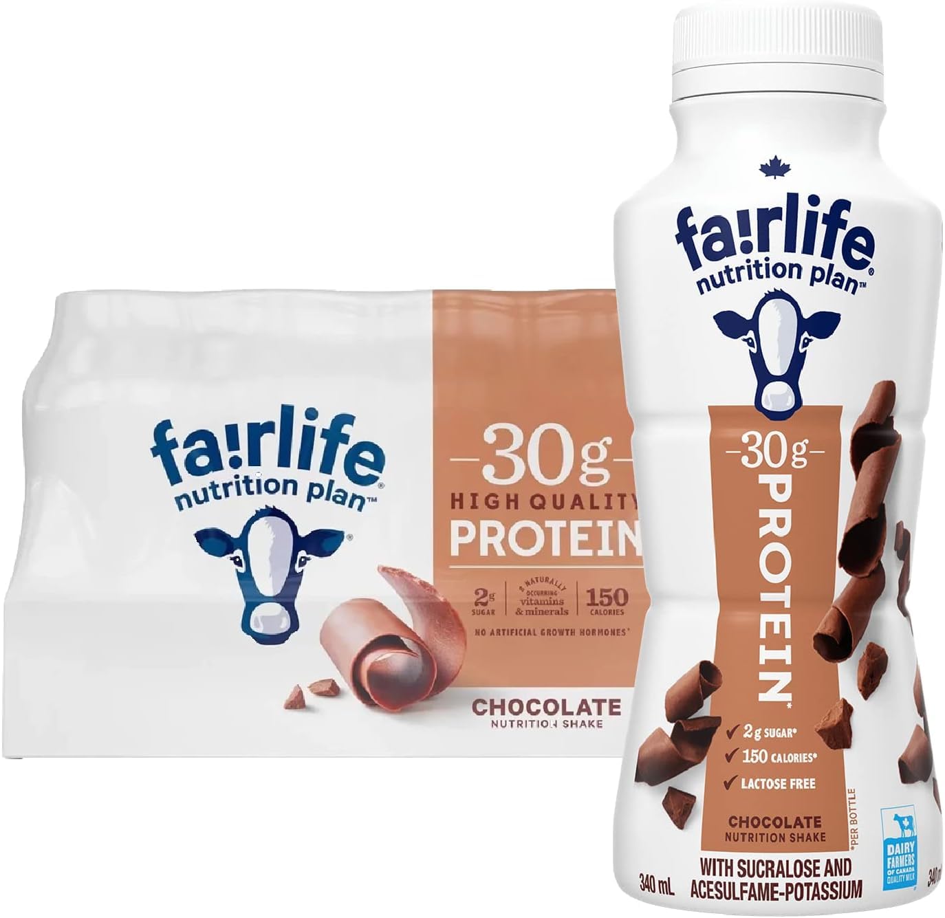 Nutrition Plan High Protein Chocolate Shake, 12 PACK. Orry's Vital, 1.0 Fl Oz