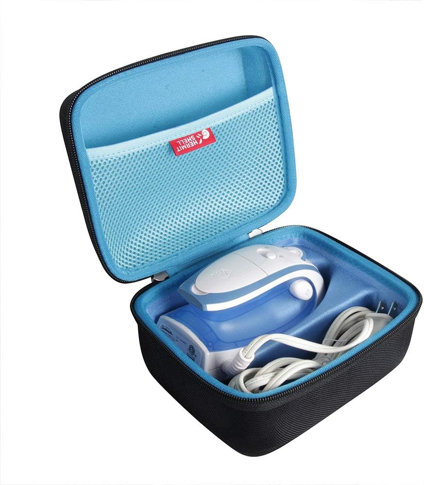 Hermitshell Hard Travel Case for Sunbeam Hot-2-Trot 800 Watt Compact Non-Stick Soleplate Travel Iron, GCSBTR-100-000 (Only Case)
