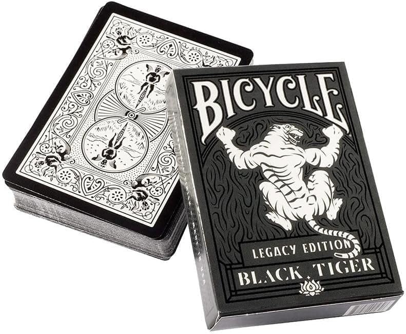 Bicycle Black Tiger Legacy Edition by Ellusionist Playing Cards Special Edition in Black Exclusive Design for Collectors