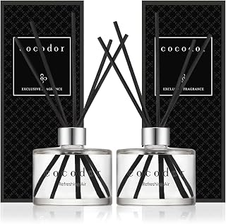 COCODOR Signature Reed Diffuser/Refreshing Air / 6.7oz(200ml) / 2 Pack/Reed Diffuser, Reed Diffuser Set, Oil Diffuser & Reed Diffuser Sticks, Home Decor & Office Decor, Fragrance and Gifts