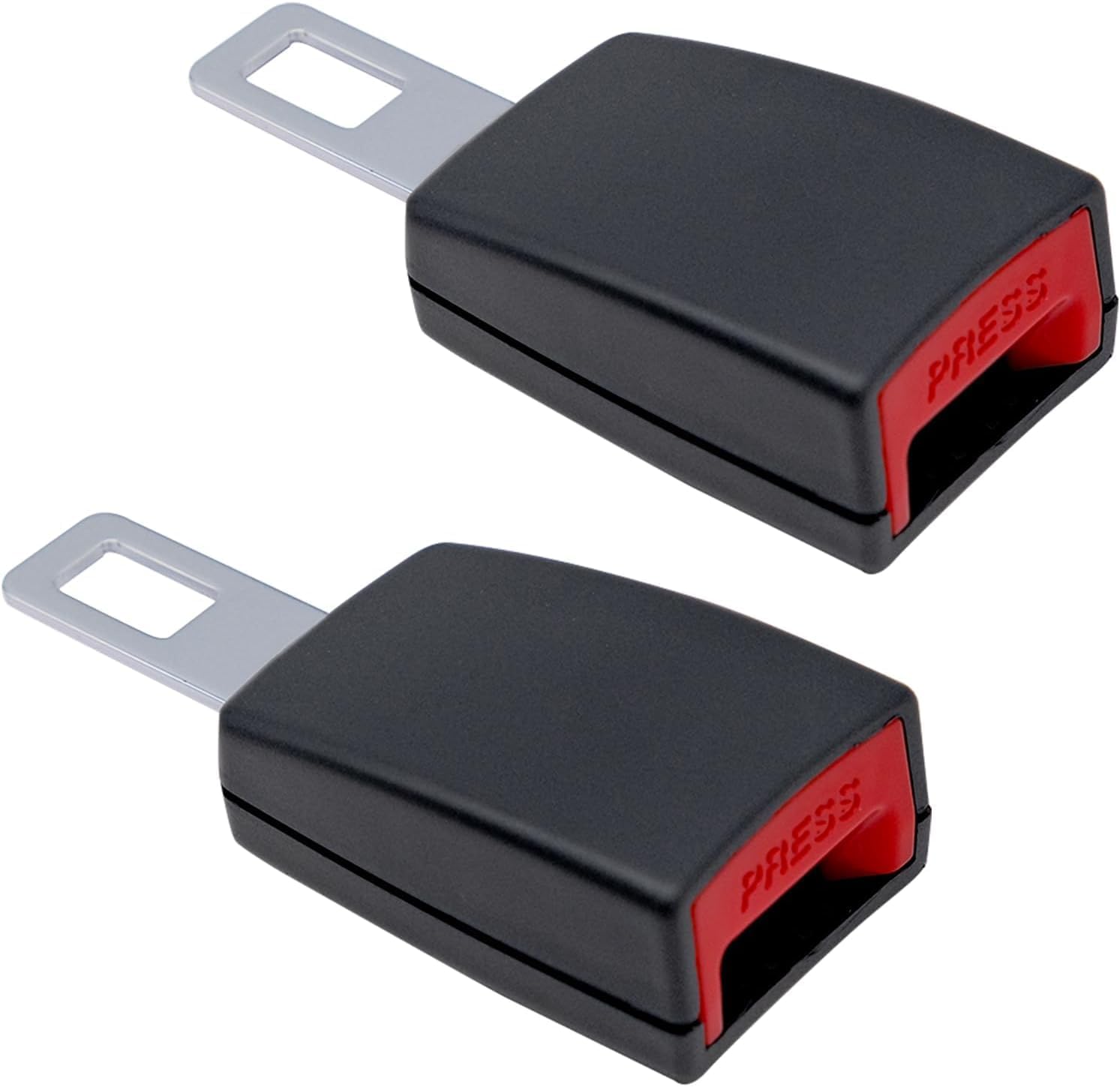 2 Pack Car Parts Universal,Car Seat Buckle Holder,Car Seat Belt Clips Adiuster, undo alarm for belt for truck car,Suitable for Most Different Auto Models