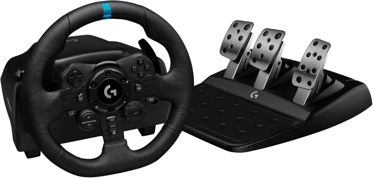 Logitech G G923 TrueForce Sim Racing Wheel & Pedals kit PS5/PC