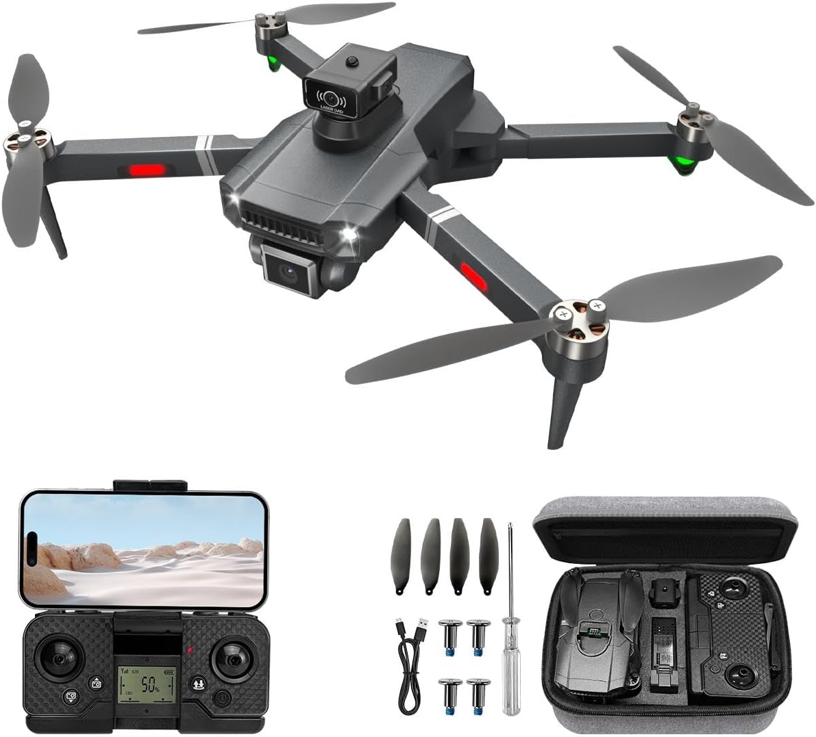 GPS Drone with Camera for Adults Beginners