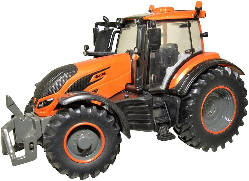Britains 1:32 Metallic Orange Valtra T254 Collectable Tractor for Farm Set, Tractor Toys Compatible with 1:32 Scale Farm Animals and Toys, Suitable for Collectors & Children from 3 Years