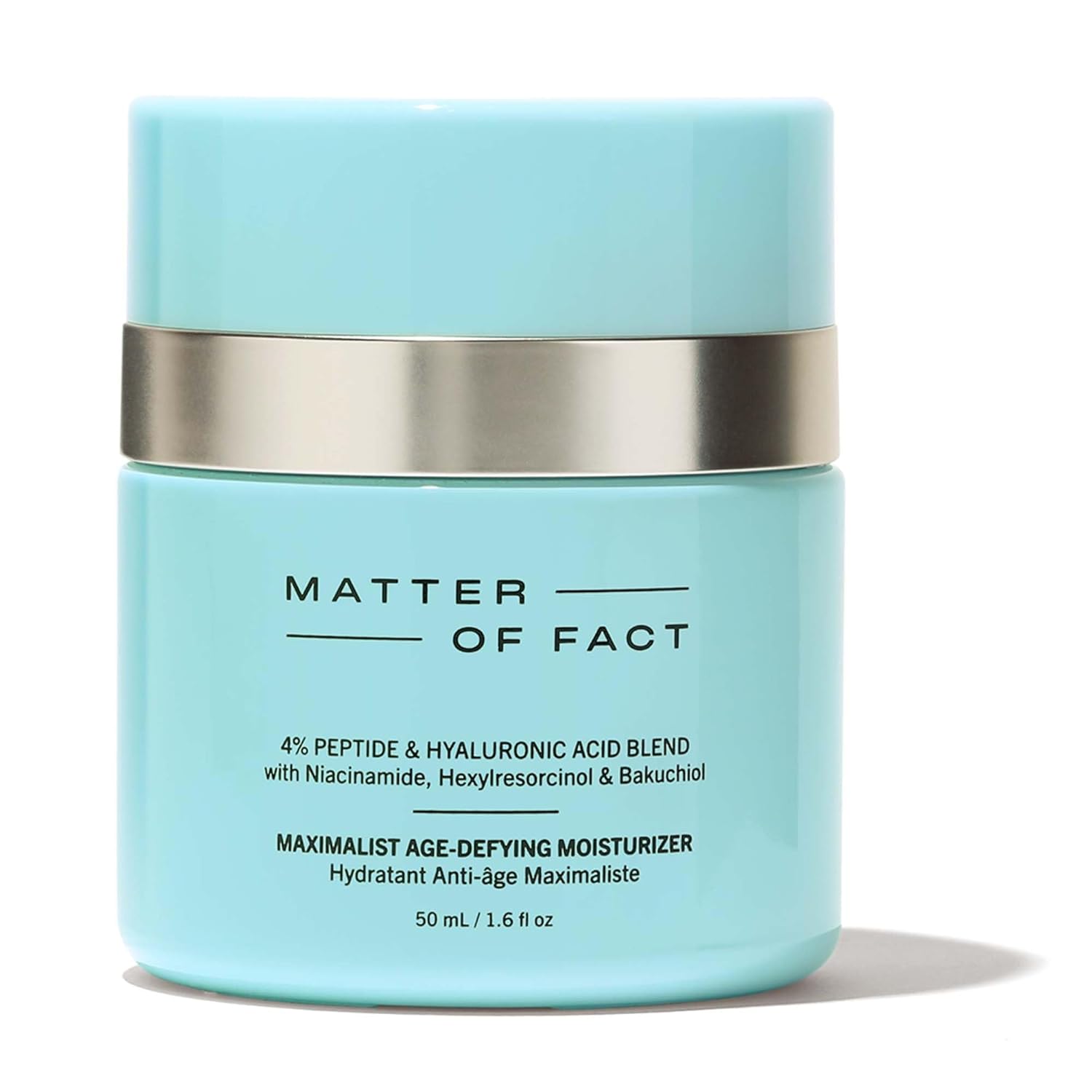 MATTER OF FACT Maximalist Age-Defying Moisturizer, Peptide + Hyaluronic Acid Hydration Face Cream for Fine Lines & Dark Spots, 50ml