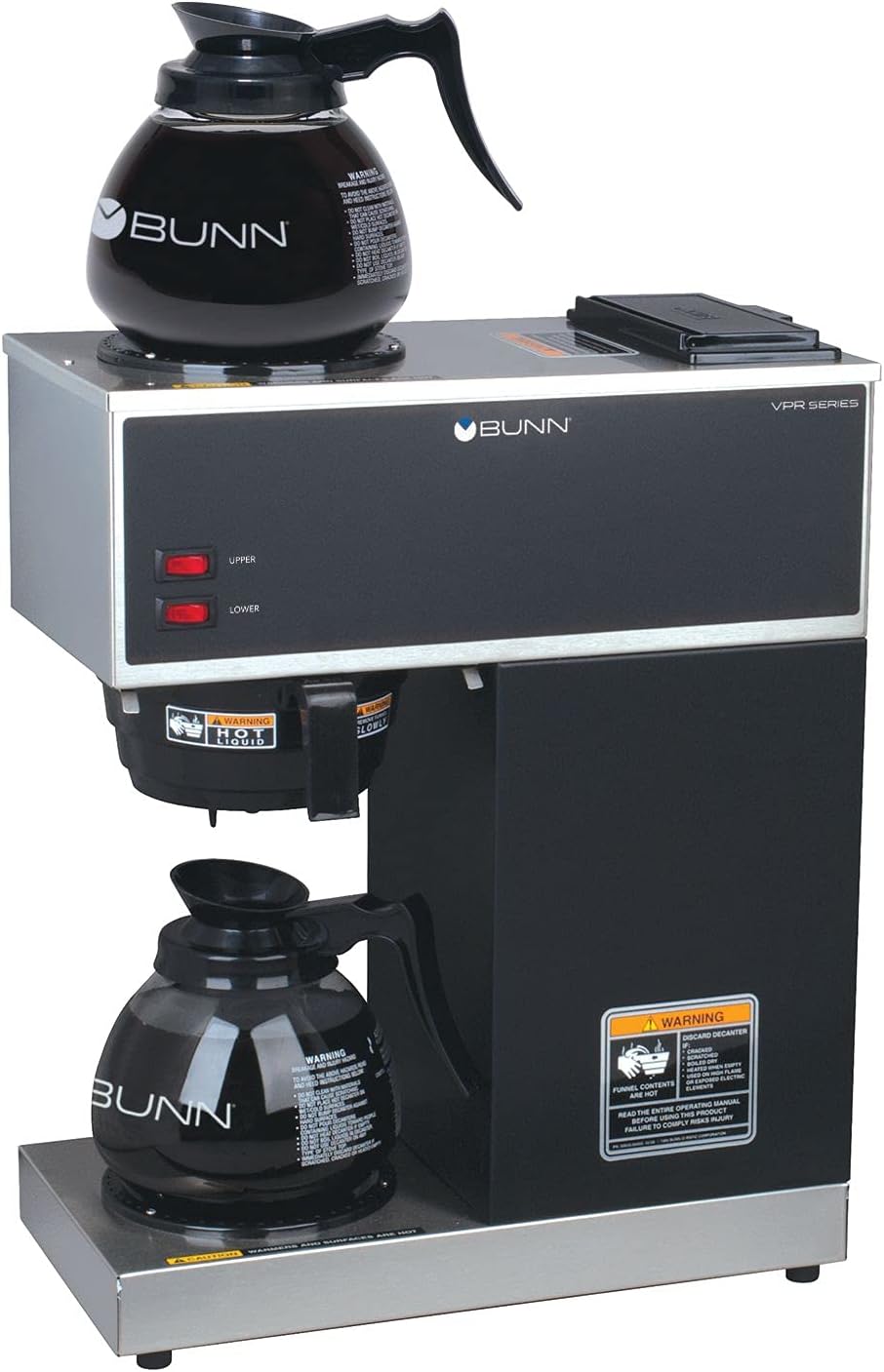 BUNN 33200.0015 Pourover Coffee Machine And 2 Glass Decanters