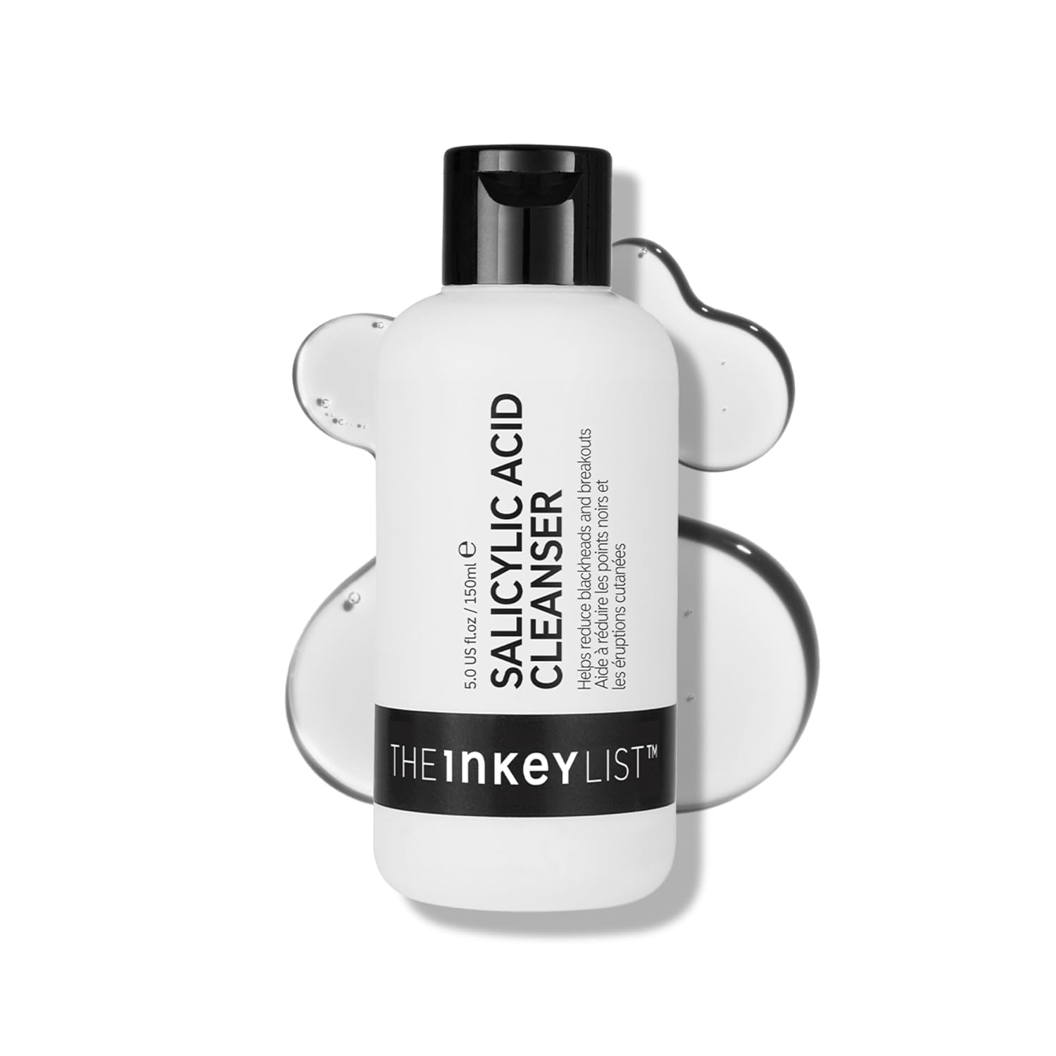 The INKEY List Salicylic Acid Cleanser - Daily Exfoliating Cleanser with 2% Salicylic Acid & Zinc PCA, Unclogs Pores, Anti Acne, Reduces Blackheads & Excess Oil for Clearer Skin | Daily Foaming Face Wash with 2% Salicylic Acid And Zinc Pca to Clear Excess Oil, Blackheads and Clogged Pores
