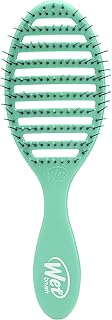 Wet Brush Speed Dry Hair Brush, Amazon Exclusive Aqua - Vented Design & Soft HeatFlex Bristles Are Blow Dry Safe - Ergonomic Handle Manages Tangle & Uncontrollable Hair - Pain-Free Hair Accessories