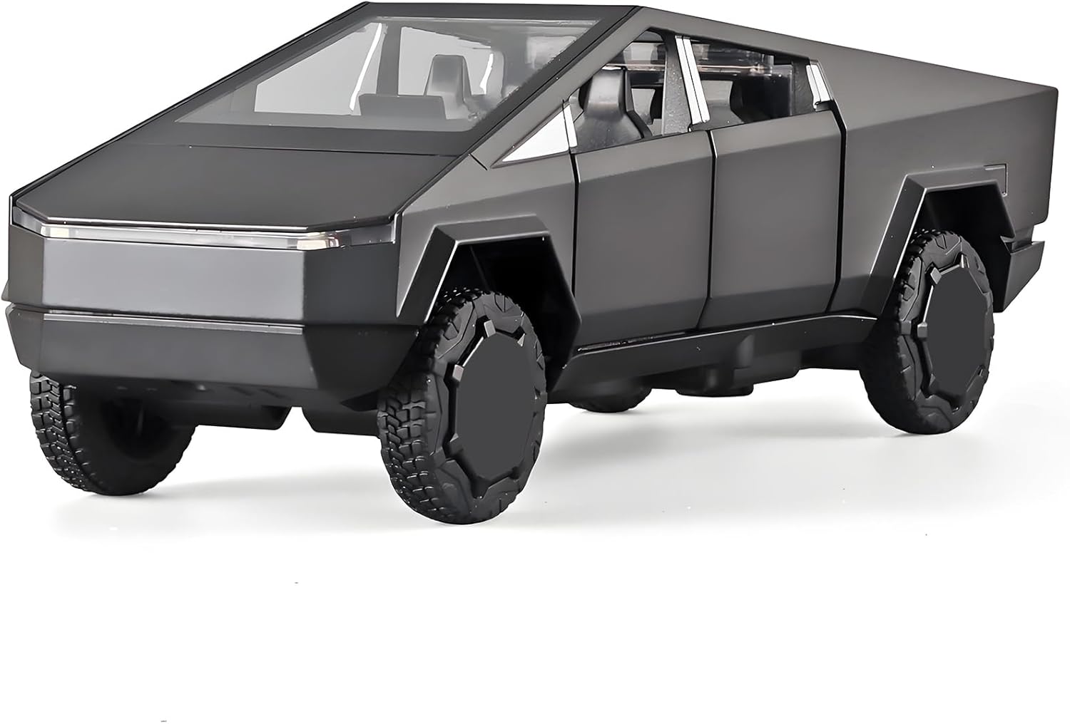 1/32 Diecast Mars Pickup Car Model，Zinc Alloy Toy Car，with Sound and Light、Pull Back，for Kids Age 3 Year and UP（Grey）