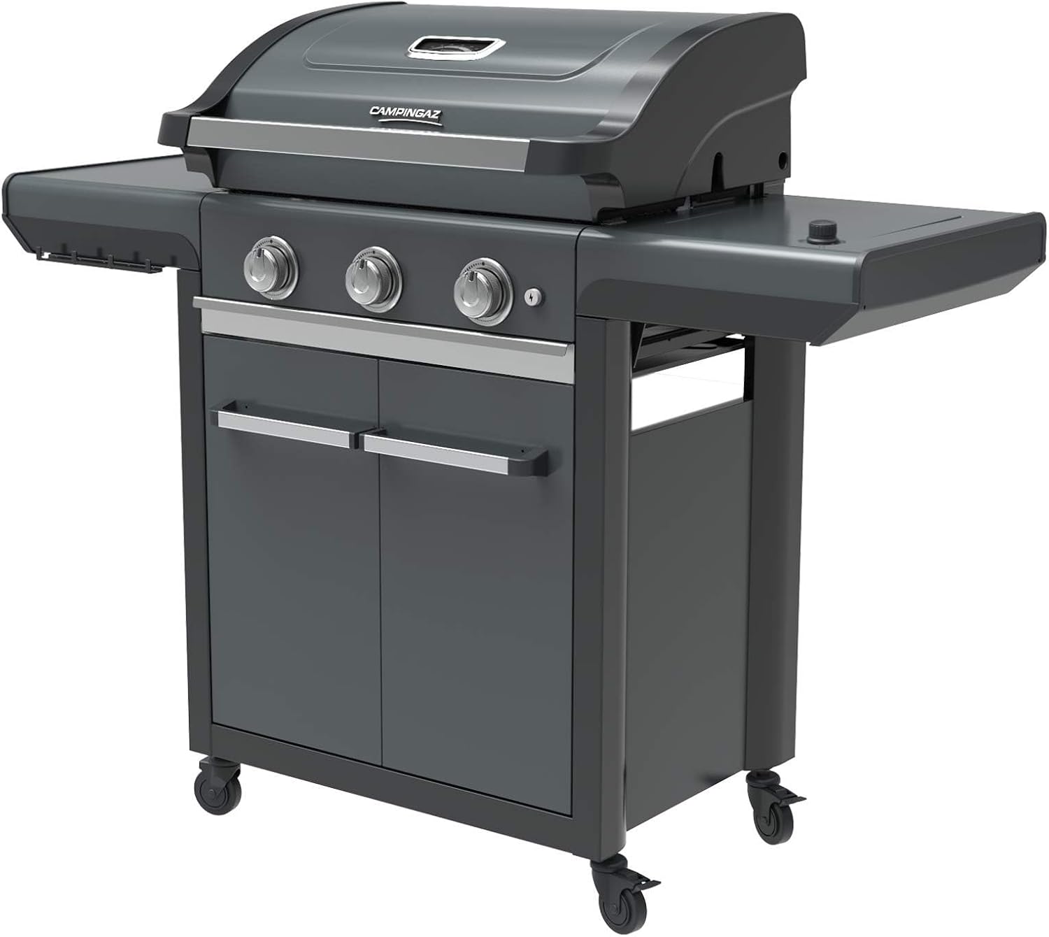 Campingaz Gas BBQ 3 Series Premium S, Barbecue Gas Grill with 3 Stainless Steel Burners