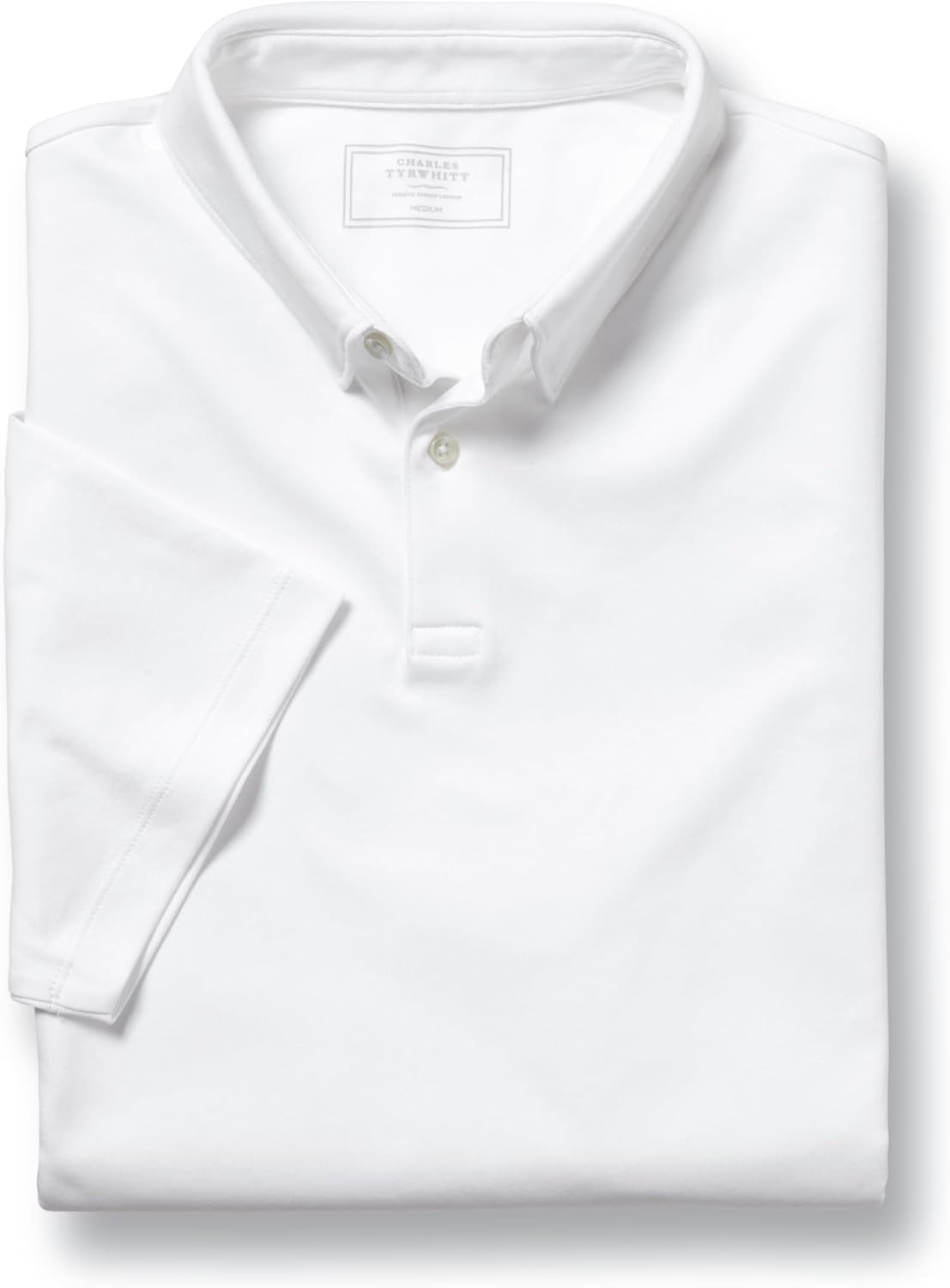 Charles Tyrwhitt Polo Shirts for Men – Smart Polo Shirt Mens Short Sleeve – Cotton Jersey with Collar – Stylish & Breathable