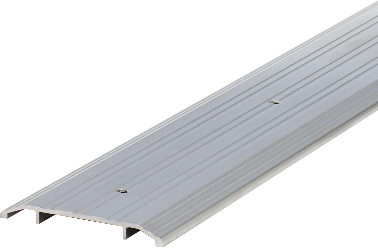M-D Building Products 11502 Heavy-Duty Aluminum Commercial Threshold - Draft Protection, Easy to Cut and Install (4 in. x 1/2 in. x 36 in.) (Silver)