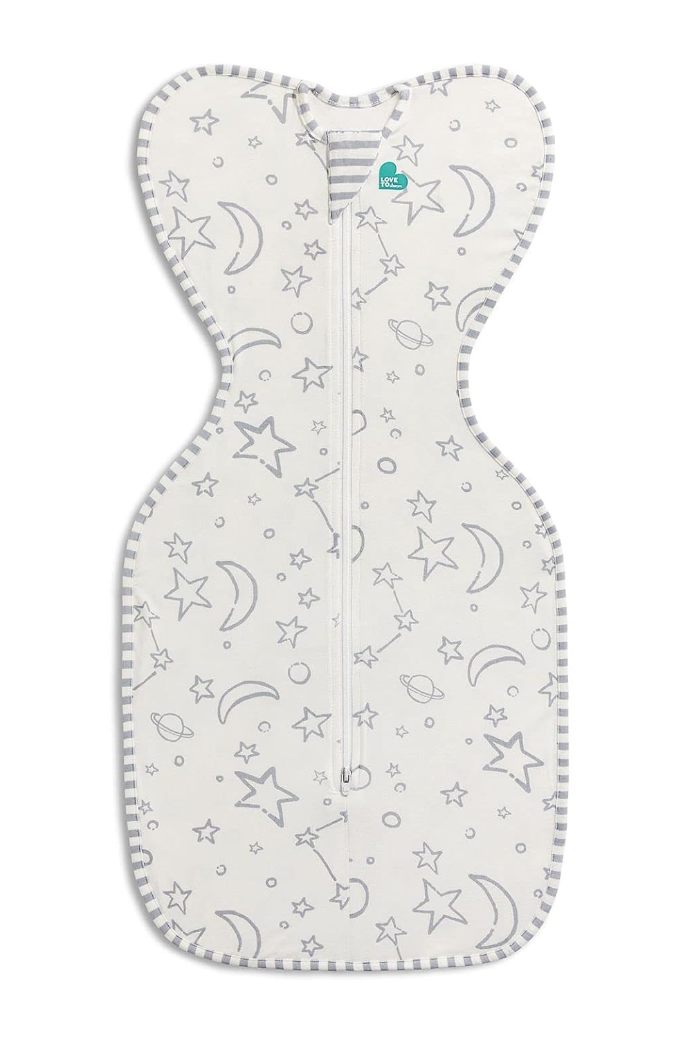 Love to Dream Swaddle UP, Silky-Lux 1.0 TOG, Super Soft and Luxurious 100% Viscose from Bamboo, Allow Baby to Sleep in Their Preferred Arms Up Position, Snug Fit Calms Startle Reflex, Cream, 8-13lbs