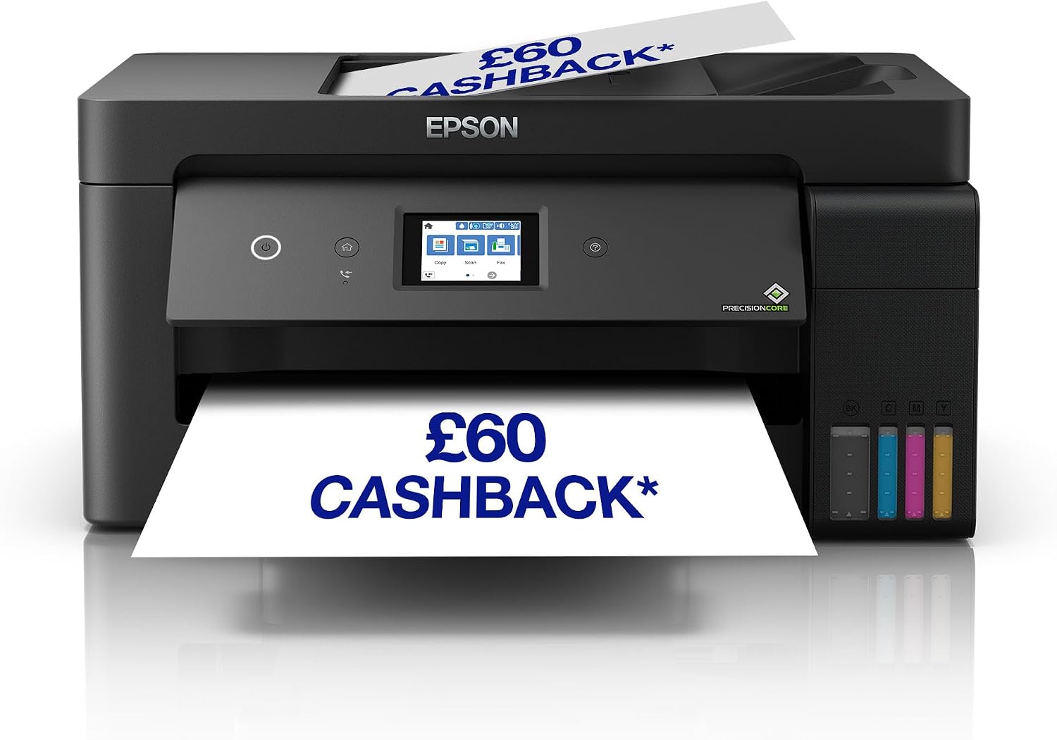 Epson EcoTank ET-15000 Ink Tank Printer | Home & Small Office Use | Wireless | A3+ | Print, Copy, Scan, Fax | Duplex Printing | 6.8cm Touchscreen | 35-Page ADF