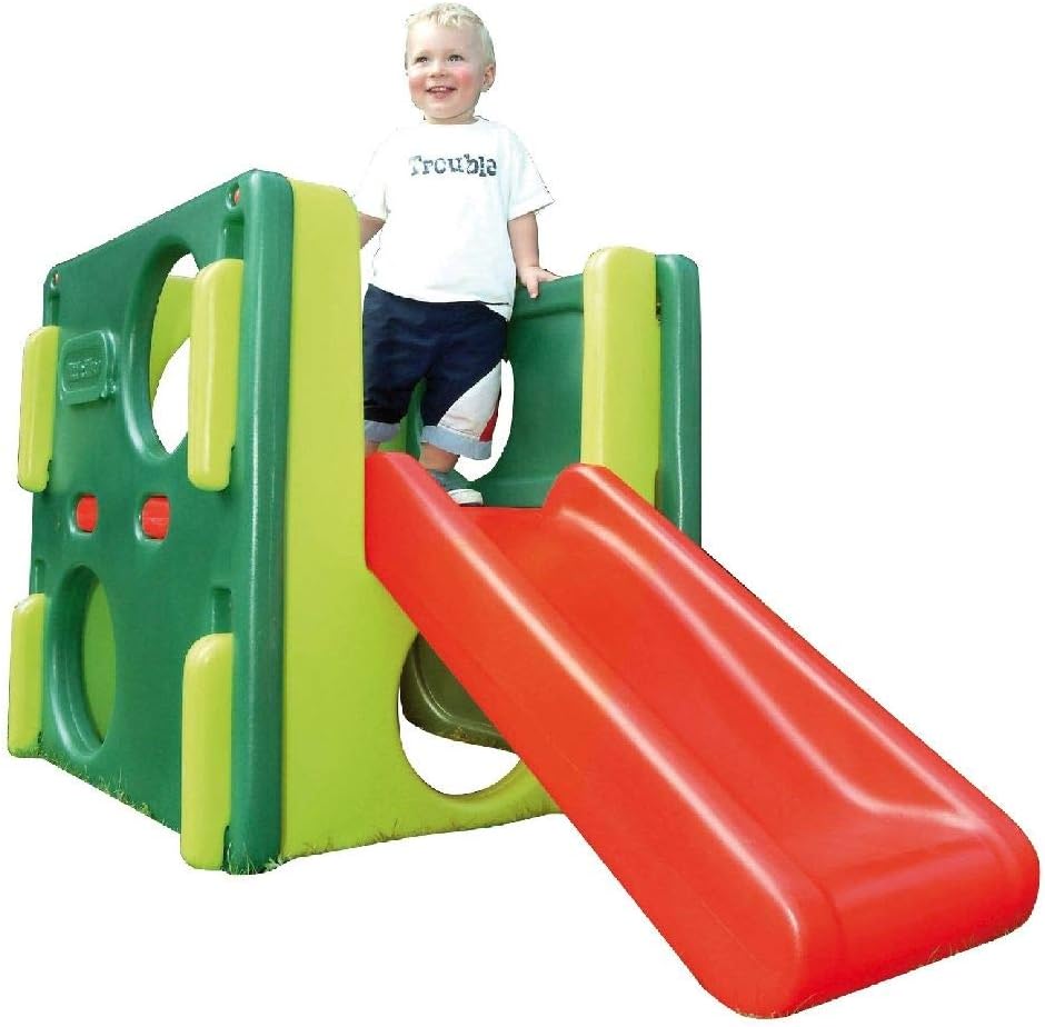 Little Tikes Junior Activity Gym. Climb, Crawl and Slide, Durable Garden Toy for Kids Indoor or Outdoor Activity. Stable, Kid-Safe Playset, For Kids Aged 18 Months +, Evergreen
