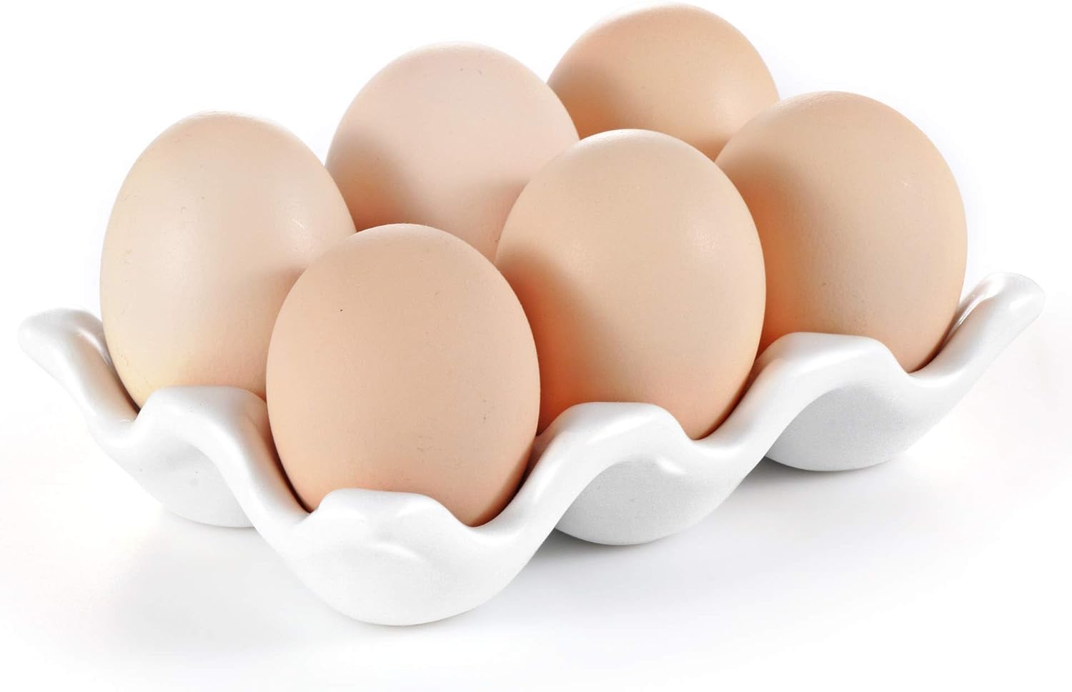 Cup Egg Tray Holder (White)