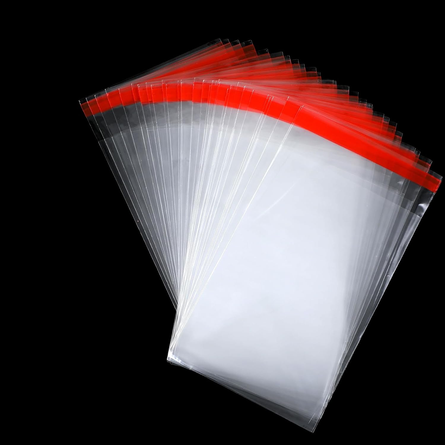 200 Pcs Currency Sleeves, Clear Dollar Bill Sleeves, 18x10 cm Clear Money Envelopes, Self Sealing Dollar Bill Holder, Money Bags Collection Supplies for Currency, Moneys, Bills, Banknote, Stamp