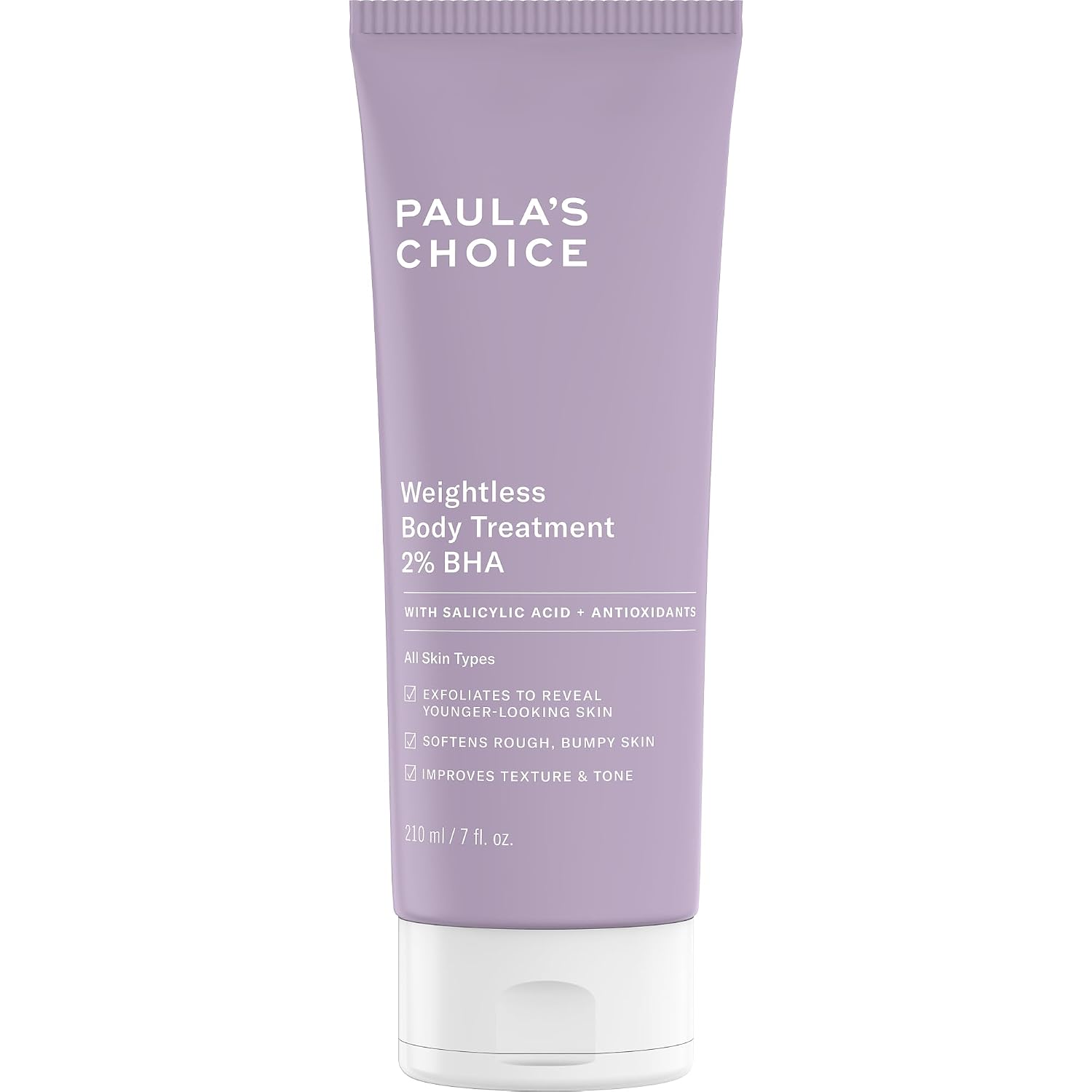Paula's Choice Weightless Body Lotion Treatment 2% BHA, Salicylic Acid & Chamomile Lotion Exfoliant, Body Moisturizer for Keratosis Pilaris (KP) Prone Skin & Clogged Pores, Fragrance-Free