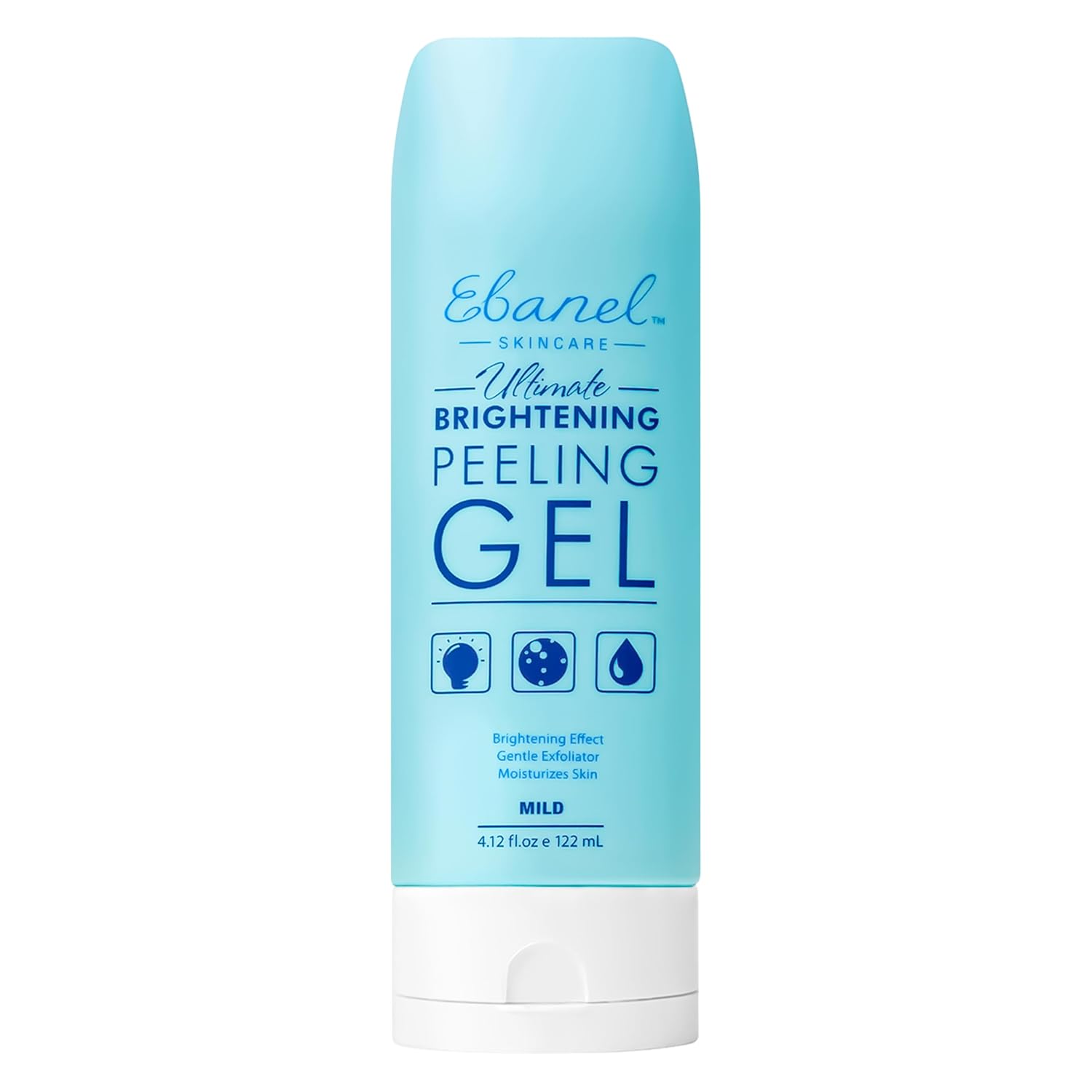 Ebanel Exfoliating Face Scrub Peeling Gel, Brightening Moisturizing Cleanser, Dead Skin Remover for Face, Exfoliating Facial Wash with Centella, Hyaluronic Acid, Vitamin C & E