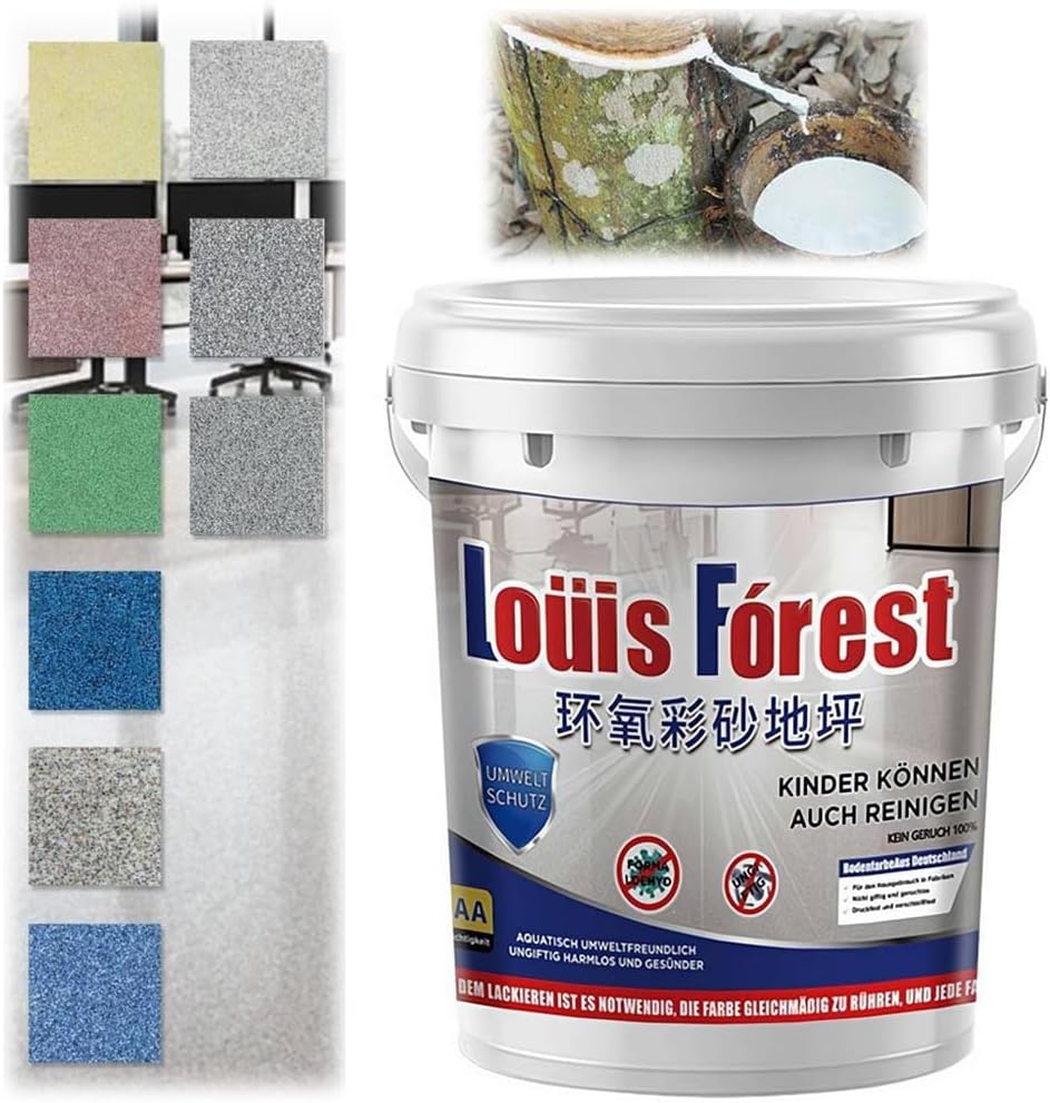 Epoxy Floor Paint,500ML High-Gloss Marble Effect Epoxy Floor Coating,Quick Dry Waterproof Floor Paint Imitation Marble Paint,Epoxy Colored Sand Floor Paint,Concrete Paint Outdoor,Epoxy Floor Paint