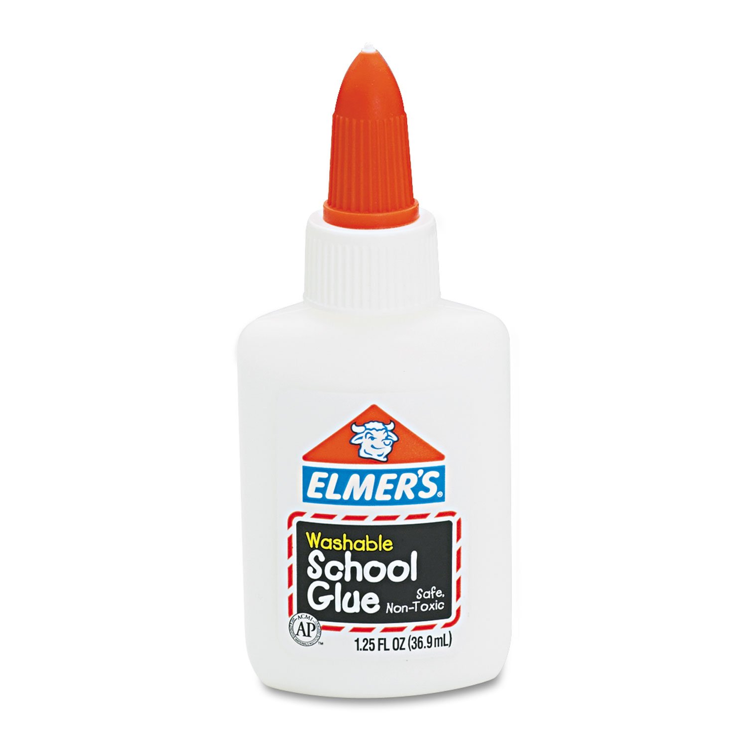 Elmer's E301 Washable School Glue, 1.25 oz, Liquid