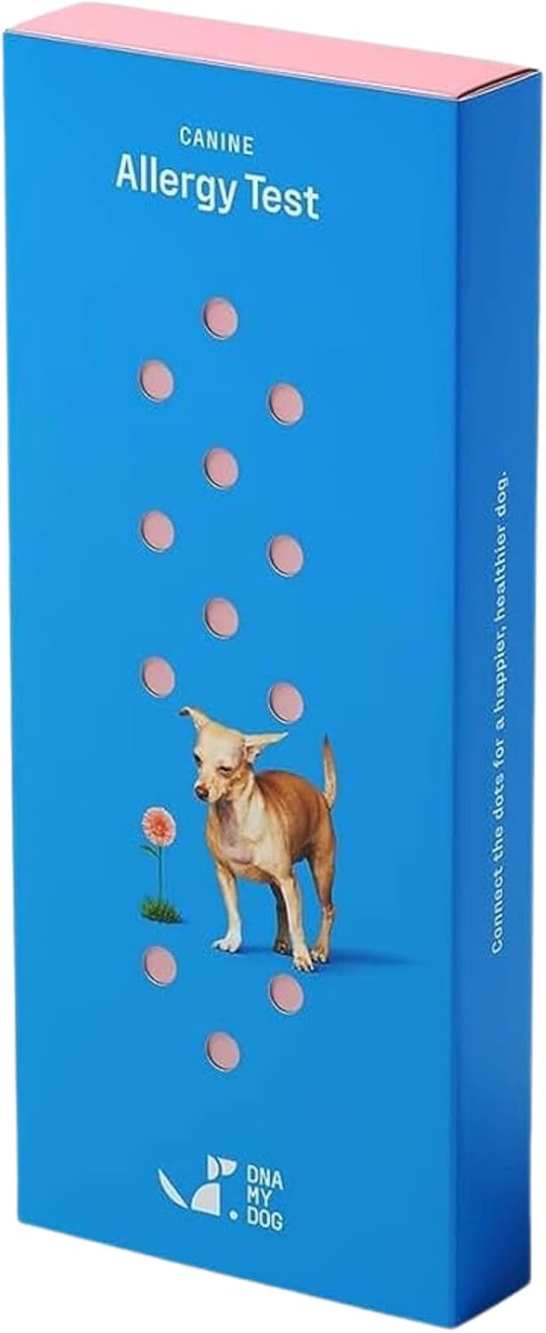 Dna My Dog β Canine Allergy Test | Analysis of 120+ Allergens | Not a Fur Test, Cheek Swab | Food, Environmental and Household Items | Results in 3 Weeks | Includes Allergy Report & Recommendations